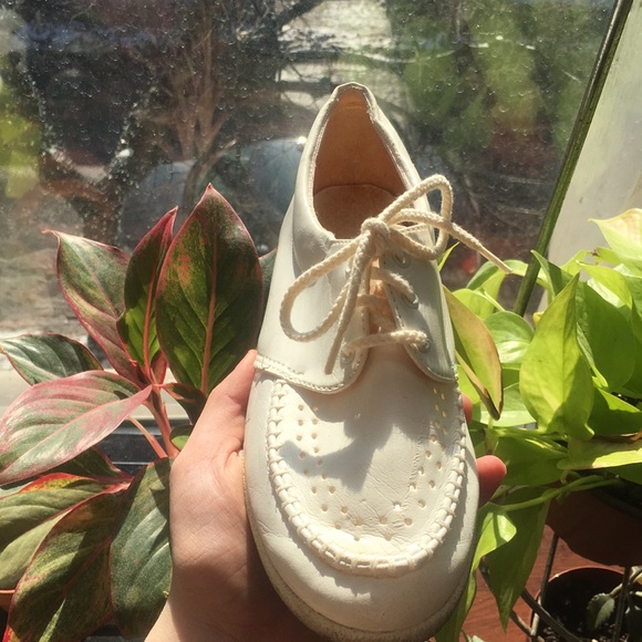 CuteVintage Shoes 🌼 Laced Sneakers Mocassin - Picture 4 of 16